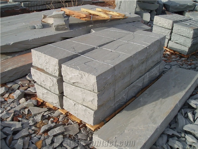 Kandla Grey Sandstone Kerb Stone, Grey Sandstone Kerbs