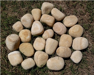 Teakwood Sandstone Pebbles, Sandstone River Bed Pebbles
