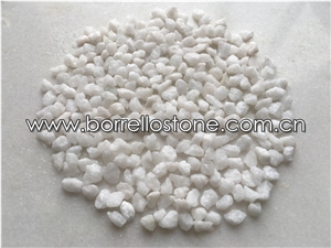 Landscaping White Crushed Stone, Natural Stone White Marble Gravel