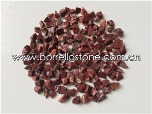 Red Marble Chips, Natural Stone Red Marble Pebble & Gravel