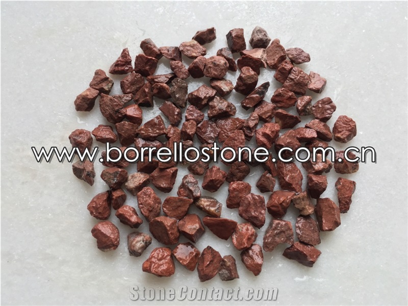 Red Marble Chips, Natural Stone Red Marble Pebble & Gravel
