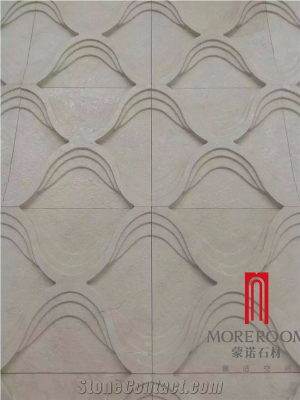 3d Honed Marble Background for Living Room