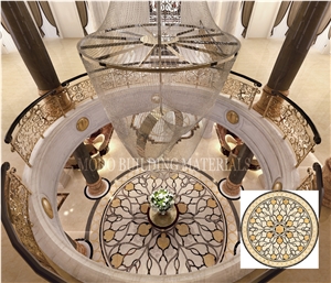Chinese Custom Water Jet Medallion Tile Porcelain for Floor Price