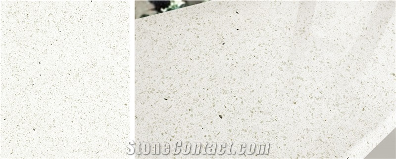 Wholesale Price White Sparkle Quartz Stone