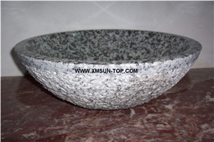 China Granite Kitchen Sinks&Basins/Grey Granite Bathroom Sinks&Basin/Round Sinks&Basins/Natural Stone Basins&Sinks/Wash Basins/Interior Decorative