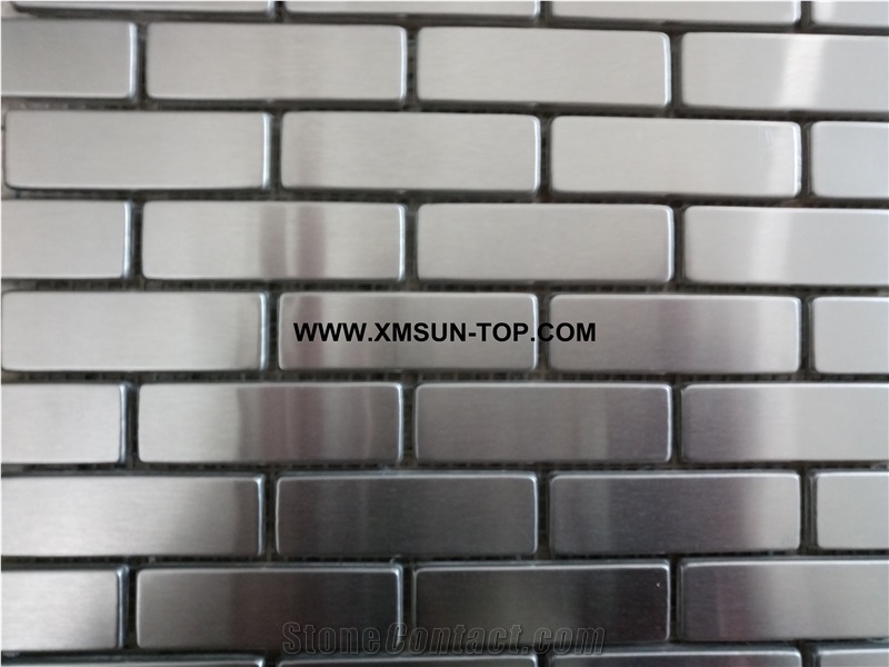 Grey Linear Strips Mosaic/Wall Mosaic/Floor Mosaic/Interior Decoration/Customized Mosaic Tile/Mosaic Tile for Bathroom&Kitchen&Hotel Decoration