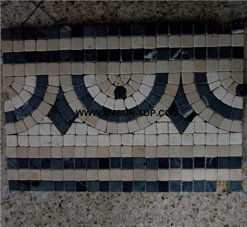 Multicolor Square Stone Mosaic/Natural Stone Mosaic/Stone Mosaic Patterns/Wall Mosaic/Floor Mosaic/Interior Decoration/Customized Mosaic Tile/Mosaic Tile for Bathroom&Kitchen&Hotel Decoration