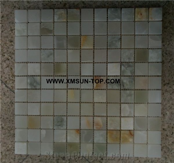 Polished Multicolor Square Stone Mosaic/Natural Stone Mosaic/Stone Mosaic Patterns/Wall Mosaic/Floor Mosaic/Interior Decoration/Customized Mosaic Tile/Mosaic Tile for Bathroom&Kitchen&Hotel Decoration