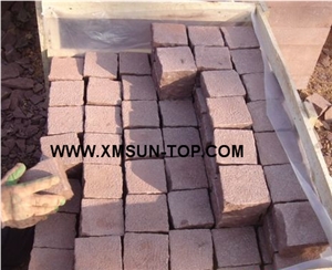Sandstone Cube Stone&Pavers with Different Colors/Sandstone Paving Sets/Natural Stone Courtyard Road Pavers/Sandstone Paving Stone/Walkway Paver/Sandstone Cobble Stone/Sandstone Floor Covering