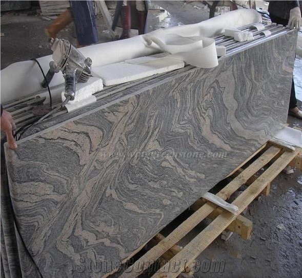 Competitive Price for Pink Juparana Granite Bath Top,Vanity, Surface Polished Full Round Edge Winggreen Stone