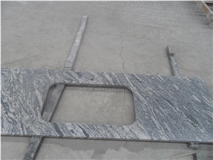 Competitive Price for Pink Juparana Granite Bath Top,Vanity, Surface Polished Full Round Edge Winggreen Stone