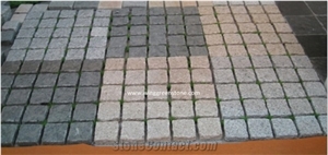 G682 Granite Exterior Paving Stone/ G682 Yellow Granite Cube Stone for Floor Covering,From Winggreen Stone