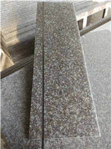High Polished Good Quality G664,Luoyan Red Step and Riser Winggreen Stone