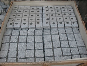 Most Popular China Grey/G603/Light Grey Granite Cube Stones/Cobble Stones, Natural Stone Pavers for Outside & Garden Pavements from Xiamen Winggreen Stone