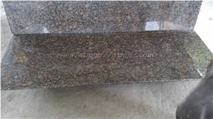 Own Factory Supply Of High Quality Baltic Brown Granite Polished Kitchen Countertops, Winggreen Stone
