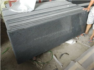 Own Factory Supply Of High Quality G654 Granite/ Padang Dark/Seasame Black Polished Kitchen Countertops, Winggreen Stone
