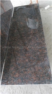 Own Factory Supply Of High Quality Tan Brown Granite Polished for Kitchen Countertops, Winggreen Stone