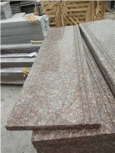 Unbelieveable Price for Popular Granite Stairs G687/Gutian Red/Taohua Red for Interior Decoration Buy Direct from Factory
