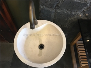 White Marble Basin, White Marble Pedestal Sinks, Natural Marble Wash Basins, White Marble Sinks, Xiamen Winggreen Stone