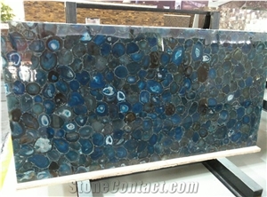 Agate Blue Exotic Stone Semiprecious Stone