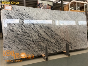 Ice Onyx/Milan Onyx/Grey Color/Polished Slabs/Tiles/Cut to Size/Bookmatched/Backlit/Transparency/Chinese Natural Stone Products