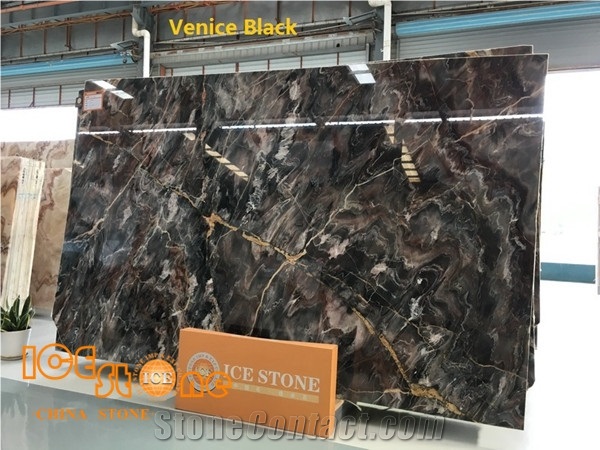 Louis/Venice Red/Black Color Marble/ Bookmatched/Chinese Natural Stone Products/Slabs/Tiles/Cut to Size