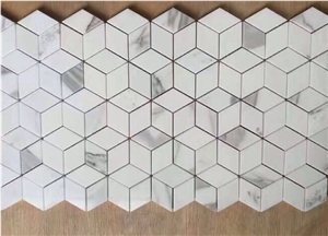 Mosaic Marble Pattern, Marble Msoaic, Calacatta Mosaic Marble,Carrara Mosaic Series, Wall Mosaic Series, Floor Mosaic Series/Polished Mosaic/Wall Mosaic/Floor Mosaic/Mosaic Pattern