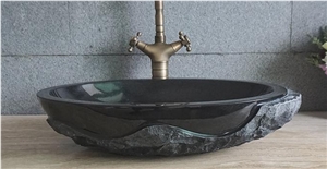 Shanxi Black Stone Sinks,Kitchen Sinks,Vessel Sinks,Oval Sinks,Bathroom Sinks,Wash Basin,Oval Sinks