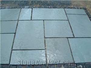 Kota Blue Lime Stone Slabs & Tiles, India Grey Limestone