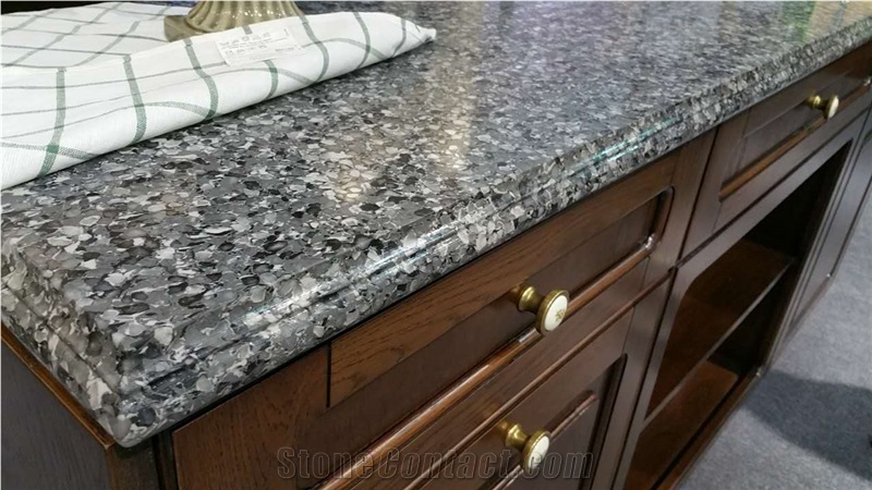 White Quartz Stone Kitchen Countertops/Quartz Stone Tops/Quartz Kitchen Island Tops