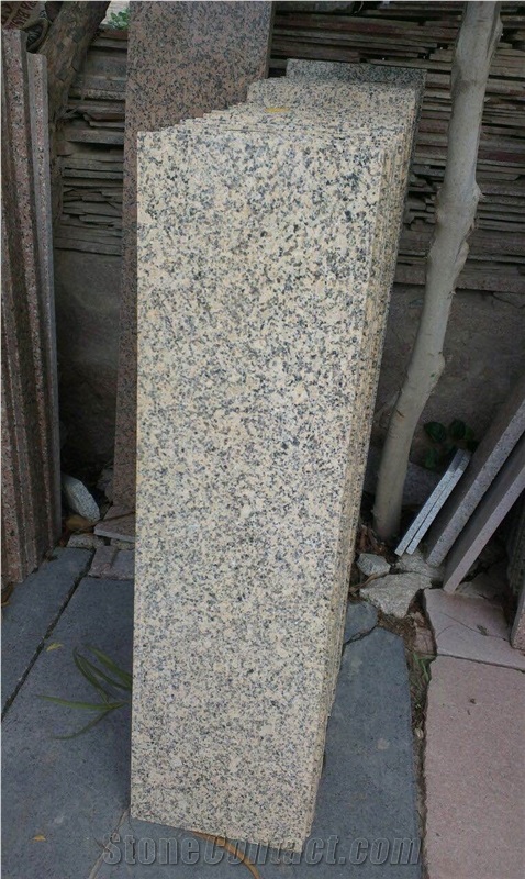 Crystal Yellow Granite Slabs & Tiles, India Yellow Granite
