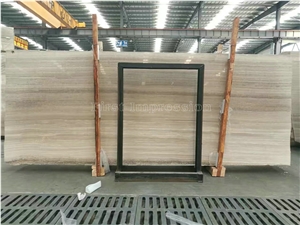 Chinese White Wooden Grain Marble Slabs/Wooden Marble/White Wood Grain Marble Tiles/ Wooden Vein White Marble Honed Slabs/Flooring & Wall Covering Tiles/China Wood Marble/New Polished Marble