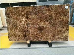 Hot Sale Brown Onyx Slabs & Tiles/China Onyx for Wall Covering Tiles & Floor Covering Tiles/Indoor Decoration Building Stone/Chinese Onyx Big Slabs/Onyx Pattern/Rock Sugar Onyx/Good Price Onyx Slabs