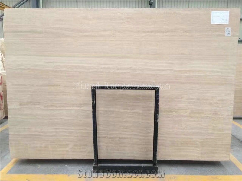 Hot Sale Travertino Romano Classico Travertine Slabs & Tiles/Italy Beige Travertine Big Slabs/Beige Marble for Flooring & Wall Covering Tiles/New Polished Italian Marble Slabs