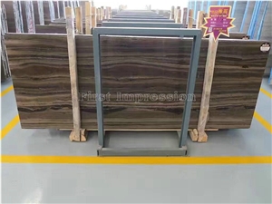 New Polished Canada Wooden Grain Marble Slabs & Tiles/Brown Wood Grain Marble/Coffee Wooden Brown Marble Big Slabs/Sepegiante/Canada Coffee Marble/Antique Brown/Vintage Brown Marble/Best Price Marble