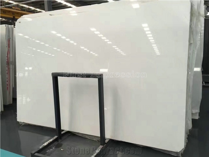 Sichuan Han White Marble Tiles & Slabs/Pure White Marble Tile & Slab/White Jade Marble Tiles for Wall & Floor Covering/Han Whtie Marble Big Slabs/China New Polished White Marble