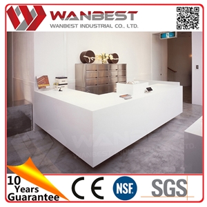 China Manufacture Useful Large Reception Desk Wanbest Stone Reception Desk