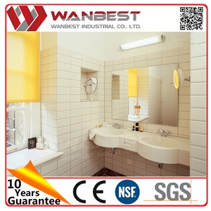 Customized Double Solid Surface Wall Hung Bathroom Sinks Hand Wash Basin