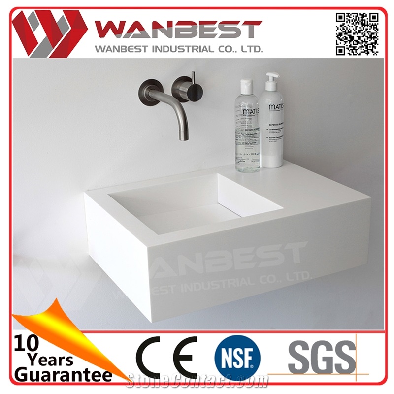 Home Accessories Decoration Modern Classic Bathroom Cabinet Solid Surface Sink