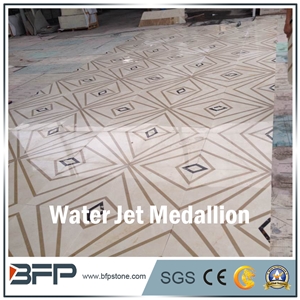Design Idea, High-End Marble Medallion, Water Jet Medallion, Mosaic Medallion for Luxurious Hotel Floor and Wall Cladding