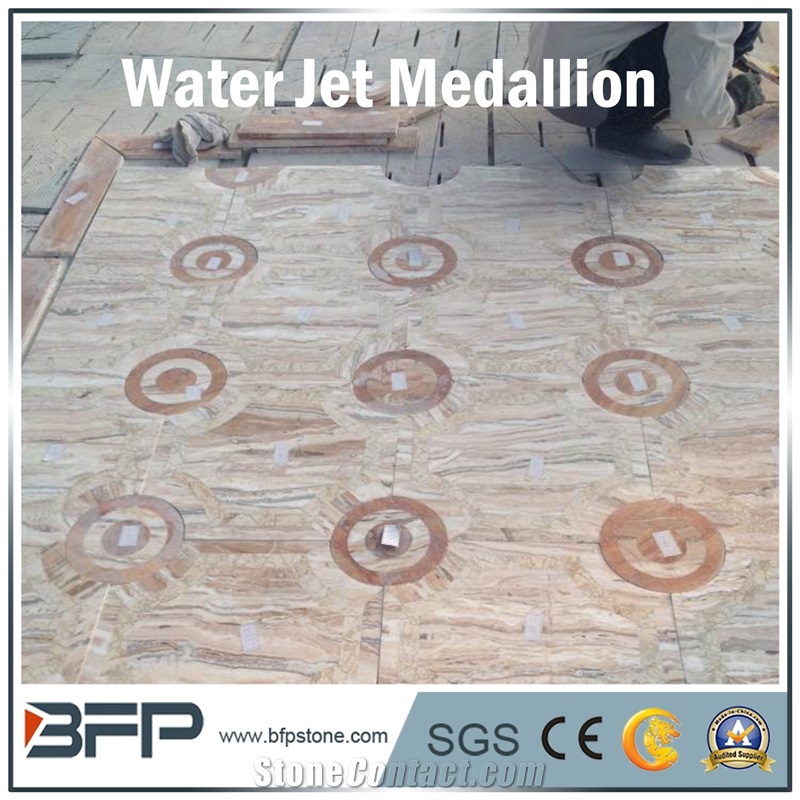 Design Idea, High-End Marble Medallion, Water Jet Medallion, Rosettes Medallion, Mosaic Medallion for Floor Covering