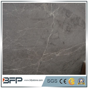 French Vanilla Grey Marble Slabs,Drama Silver Grey Slabs and Tiles,Evvoia Grey Marble Skirting