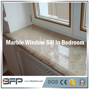 High End Yellow and Beige Marble Window Sill, Panel