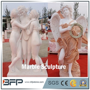 Human Sculpture, Angel Sculpture, Marble Sculpture, Handcarved Sculpture