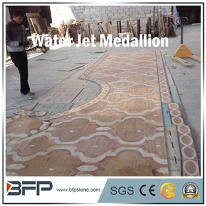 Mosaic Design Idea, High-End Marble Medallion, Water Jet Medallion, Mosaic Medallion for Wall Cladding