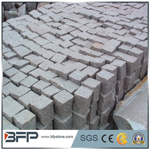 Most Popular China Grey/G603/Light Grey Granite Cube Stones/Cobble Stones, Natural Stone Pavers for Outside & Garden Pavements