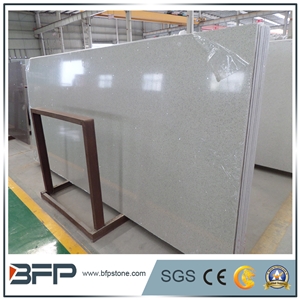 Pure White Artificial Quartz Stone,China White Quartz Slabs,Glass Mirror Engineered Stone Walling & Flooring
