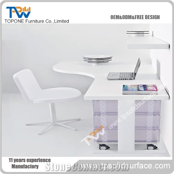 Modern Custom Cheap Office Desk Table White