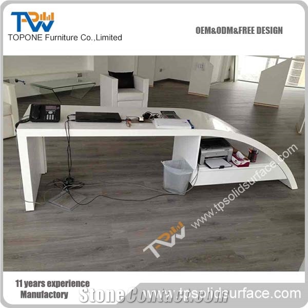 Modern Custom Cheap Office Desk Table White