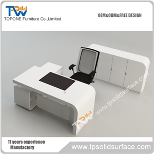 Modern Home 1 Person Office Desk Counter Furniture Design